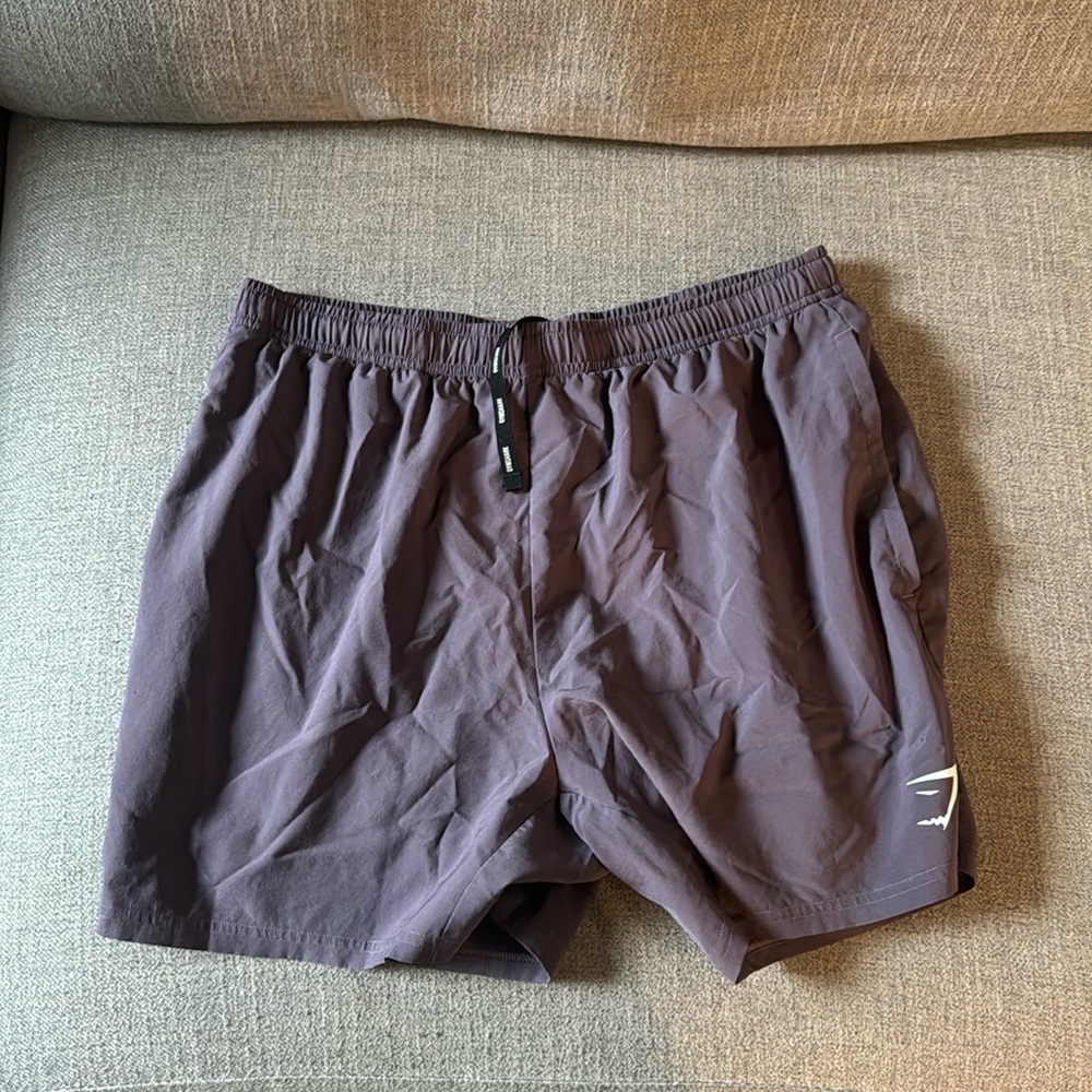 Gymshark Men's Large Shorts - Purple, Comfort Fit for Gym & Casual Wear